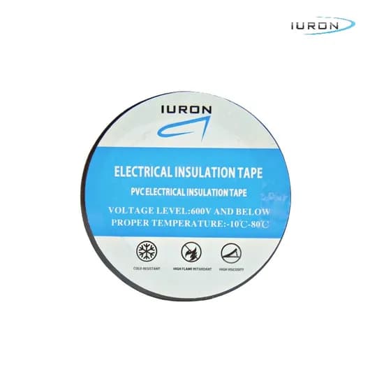 Maq. Iuron Fita de Isolamento Elétrico de PVC 20M Preta