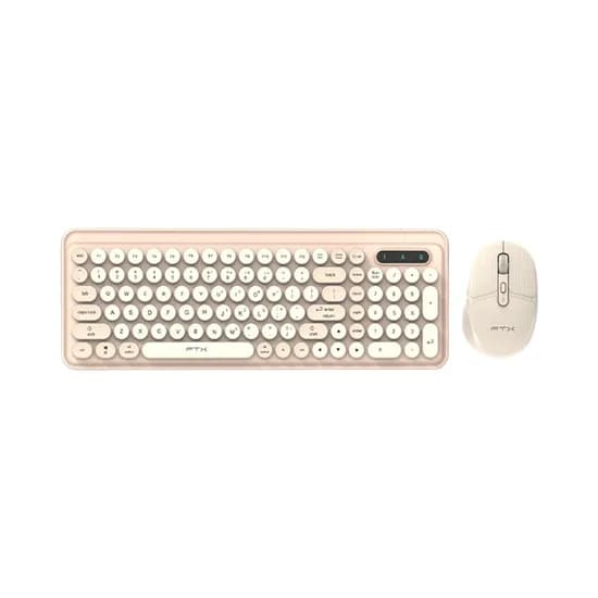 Teclado Con Mouse FTX FTXGK02 Wireless Dual-Mode Gold