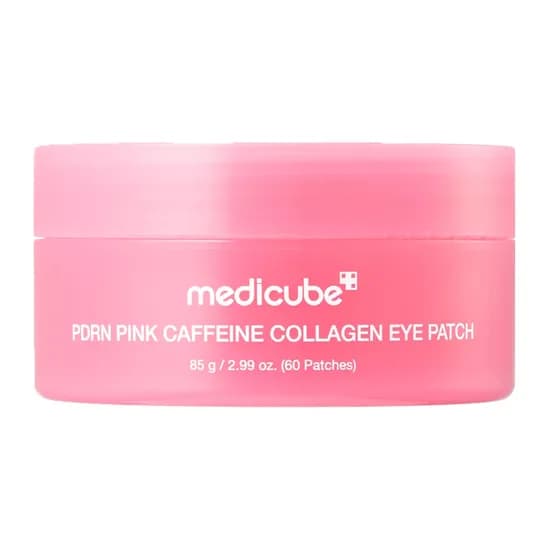 Máscara Facial Medicube para Olhos PDRN Pink Caffeine Collagen 60 Unidades