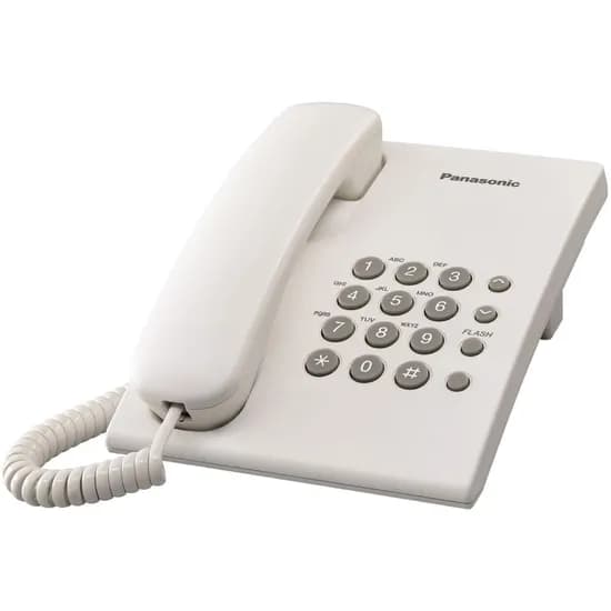 Telefone Panasonic KX-TS500LX - Branco