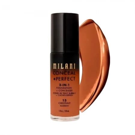 Base Corretivo Milani Conceal + Perfect 2-IN-1 13 Chestnut