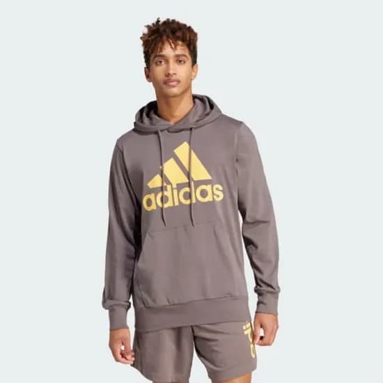 Moleton Adidas Essentials Logo Gris