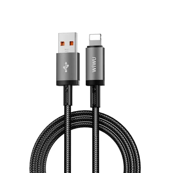 Cabo USB-A para Lightning Wiwu WI-C055 - Cinza
