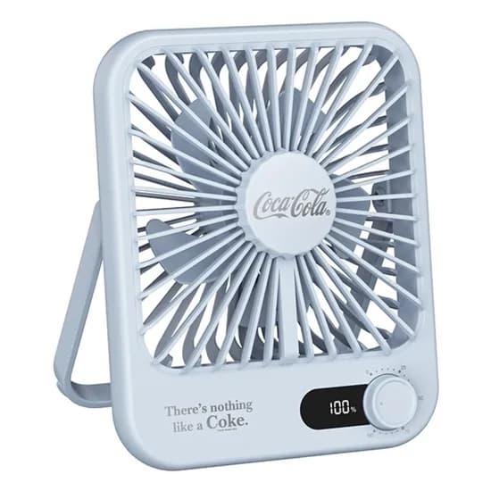 Ventilador Portátil Coca Cola C3 - Blue