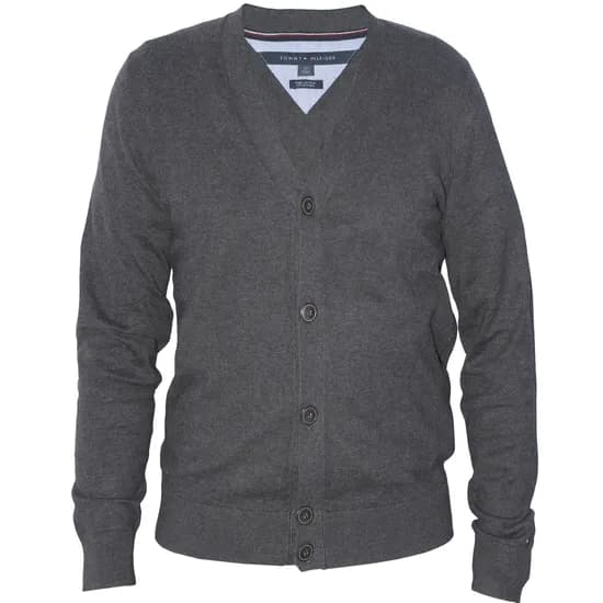 Suéter Tommy Hilfiger Masculino 0857899970-036 M Cinza Escuro