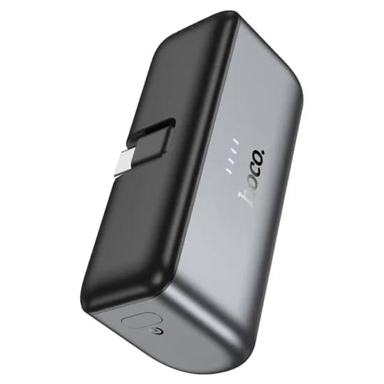 Carregador Portátil Hoco Q31 Mini Pocket USB-C 5000MAH - Black