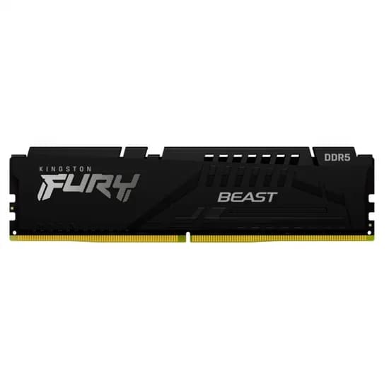 Mem DDR5 32GB 6400 Kingston Fury Beast Black KF564C32BBE-32 KF564C32BBE/32