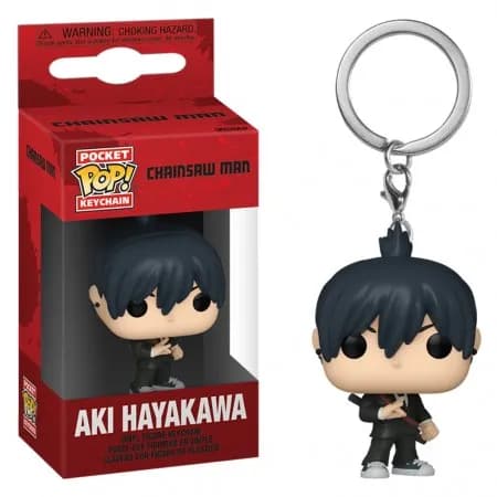Funko Pop Keychain Chainsaw Man Aki Hayakawa 83633