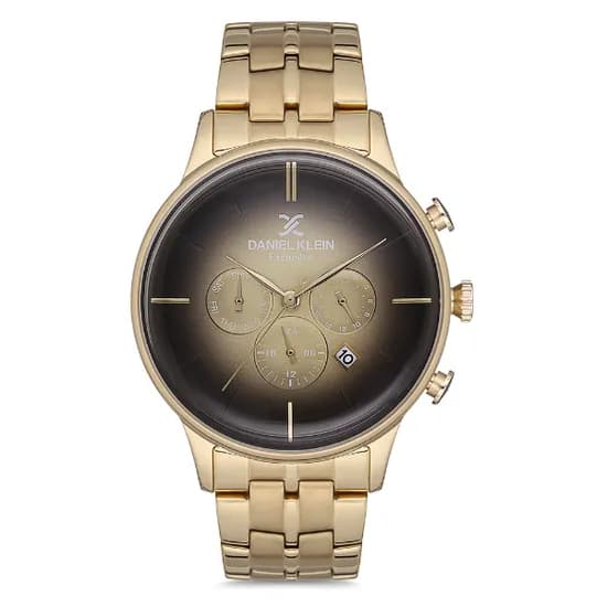 Relogio Analógico Masculino Daniel Kleindk.1.12703-5 Exclusive Gents / Pulseira de Aço Inoxidável - Dourado