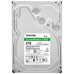 HD Toshiba 8TB S300 Pro Surveillance 3.5" SATA 3 7200RPM - HDWTA80UZSVAR