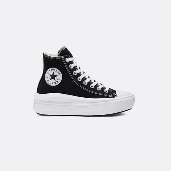 Calzado Casual Femenino Converse Chuck Taylor All Star Move Black/White