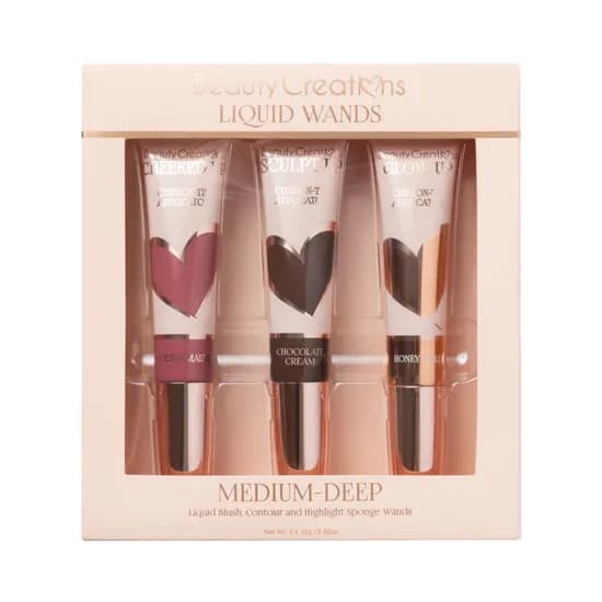 Set de Cosméticos Beauty Creations Flawless Stay Liquid Wand Trio Medium-Deep 3 Piezas