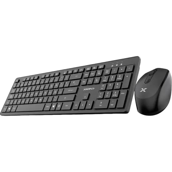 Kit Teclado + Mouse Xion XI-KBCOMBOW2 Sem Fio - Black (Espanhol)