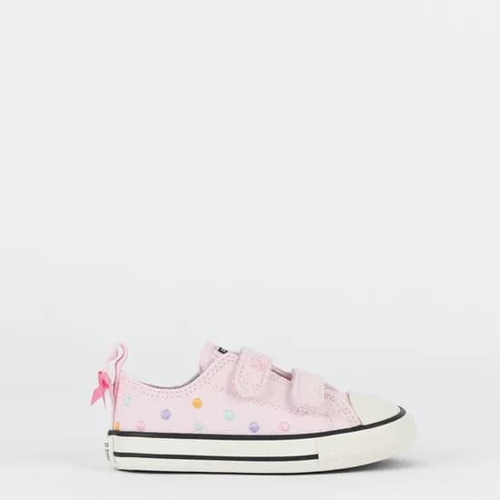 Calzado Converse Velcro Polca Dots Niã‘A Rosa