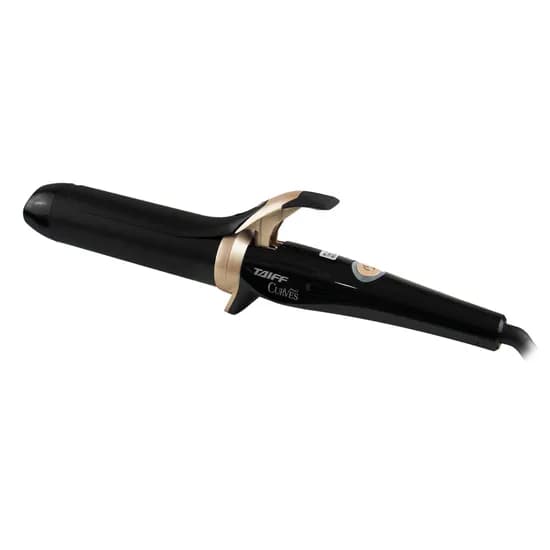 Modelador de Cachos Taiff Curves 1 1/2" - 69/80W - 210°C - Cerâmica - Bivolt - Champagne
