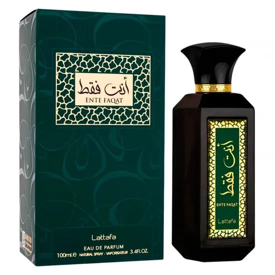 Perfume Lattafa Ente Faqat Eau de Parfum Unissex 100ML