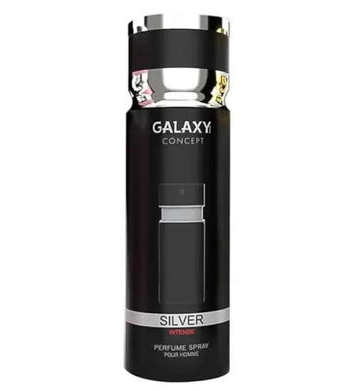 Spray Corporal Masculino Galaxy Concept Silver Intense 200ML