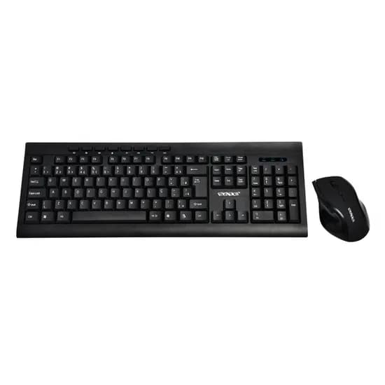 Kit Teclado + Mouse Sem Fio Satellite AK-726G - Preto (Espanhol)