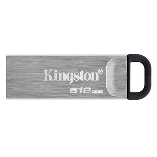 Pendrive Kingston Datatraveler Kyson 512GB USB 3.2 - Prata DTKN/512GB