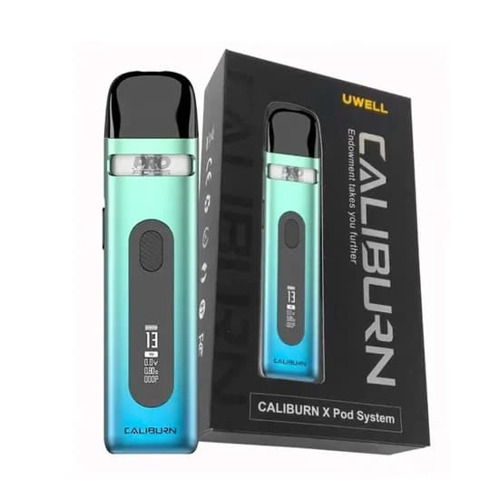 Uwell Caliburn X Pod Kit Lake Green