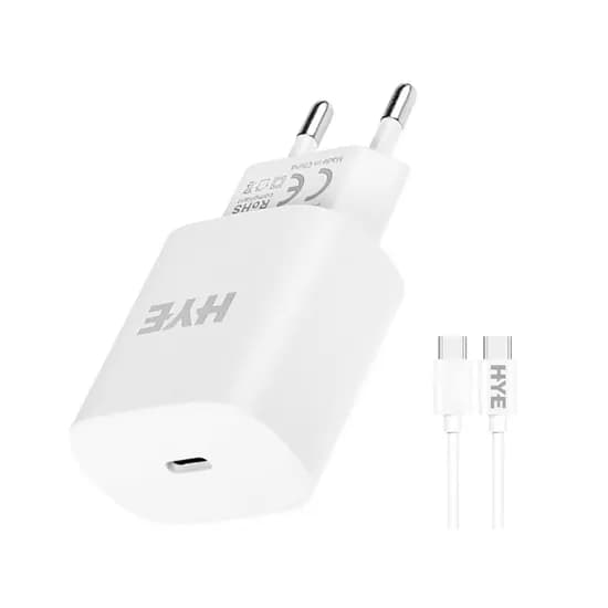 Carregador Hye HYEC180CC / USB-C A Tipo-C