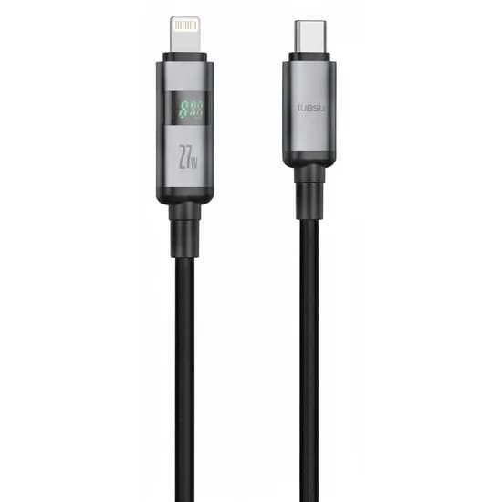 Cabo A'Gold Pro CB135 Turbo USB-C para Lightning 27W 1M - Preto