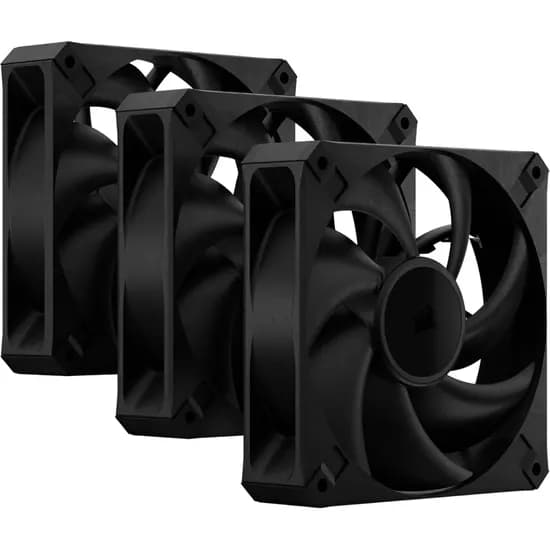 Cooler Corsair RS120 Max 120 MM PWM - Preto 3 Peças (CO-9050171-WW)