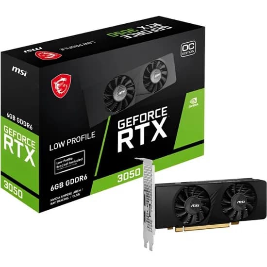 VGA RTX3050 6GB MSI Low Profile Oc 912-V812-223