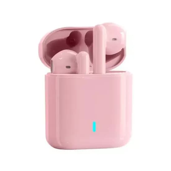 Fone de Ouvido Estéreo Sem Fio Keen V77 com Bluetooth - Rosa