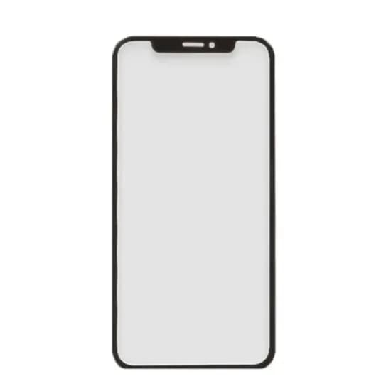 Vidrio iPhone X Negro Con Oca