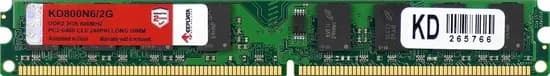 Memória 2GB Keepdata DDR2 800MHZ KD800N6/2G