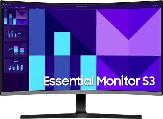 Monitor Curve Samsung 32" S3 Essential LS32D396GANXZA 4MS/FHD/100HZ/HDMI