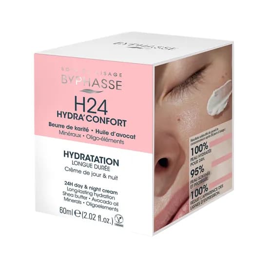 Crema Facial Byphasse H24 Hydra'Confort 60ML