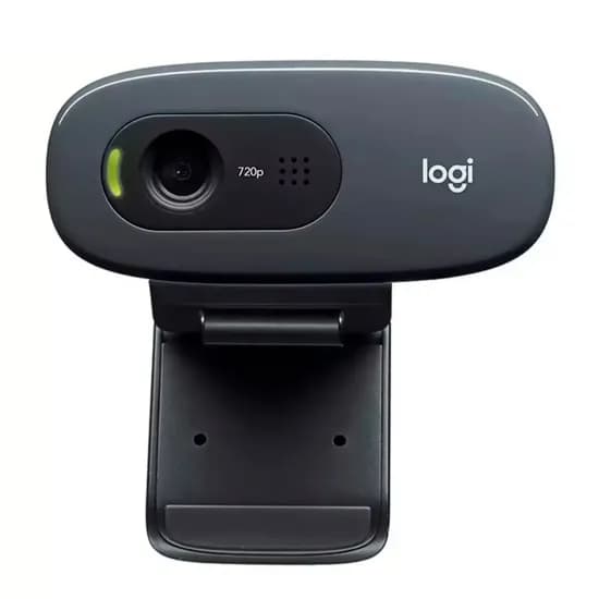 Webcam Logitech C270 HD 30 FPS Microfone Integrado 960-000694 - Preto