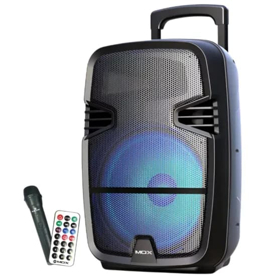 Speaker Mox MO-S1209 12" Bluetooth RGB - Black