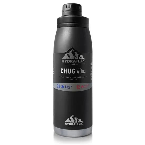 Garrafa Térmica Hydrapeak HP-CHUG-40-Black 1.2L - Preto