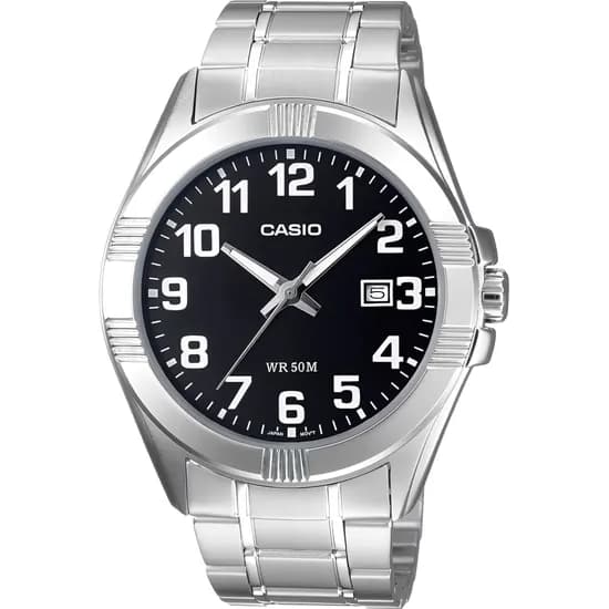 Relógio Casio MTP-1308D-1BVDF Analógico Masculino - Prata/Preto