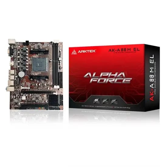 Placa Mãe Arktek AK-A88M El Socket FM2/FM2+ Chipset AMD A88/A85 DDR3 Micro ATX (Sem Caixa)