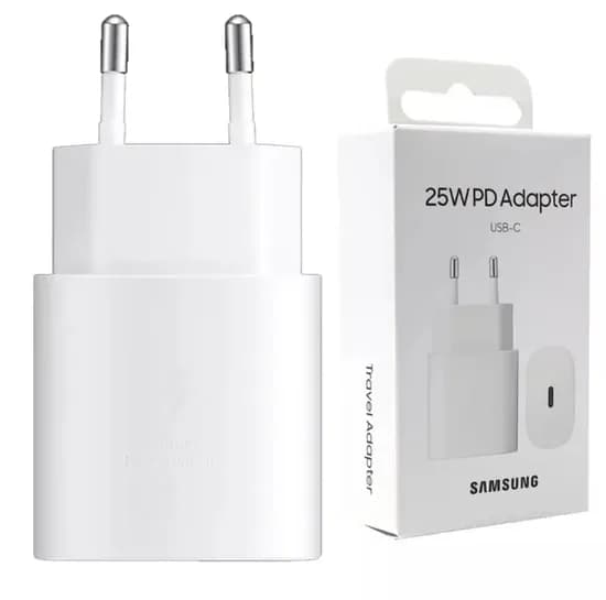 Adaptador Tomada-C Samsung 25W (Original) Blanco