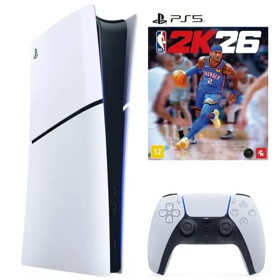 Sony Consola PS5 CFI-2015 1TB Slim Digital Nba 2K26 Bivolt