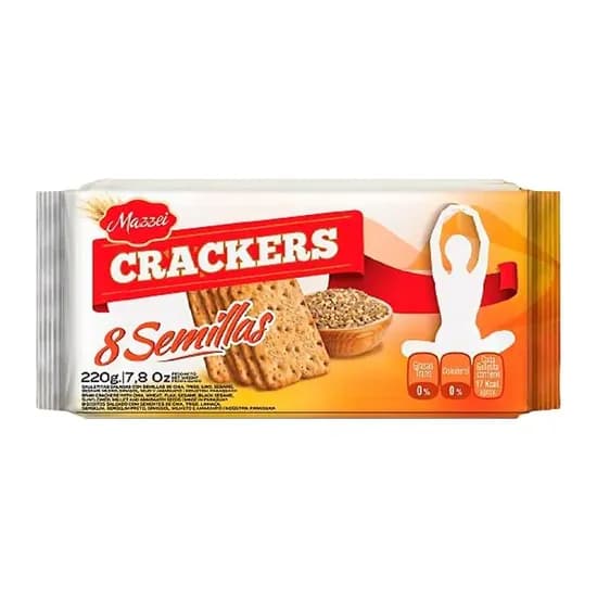 Biscoito Mazzei 8 Sementes 220G