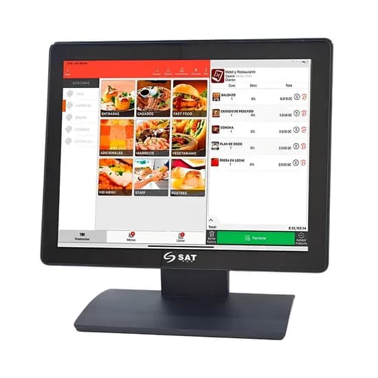Monitor Touch Capacitivo Sat 1054FPH 15"
