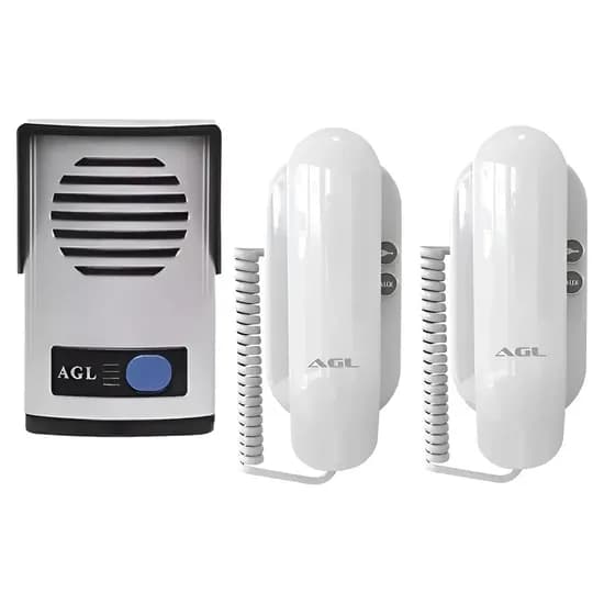 Porteiro Eletronico - Interfone Agl P10-s - 2 Monofones