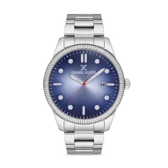 Relógio Analógico Masculino Daniel Klein Premium DK.1.12576-2 - Prata/Azul