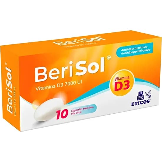 Mult. Berisol Vitamina D3 7000 Ui X 10CAP Bland