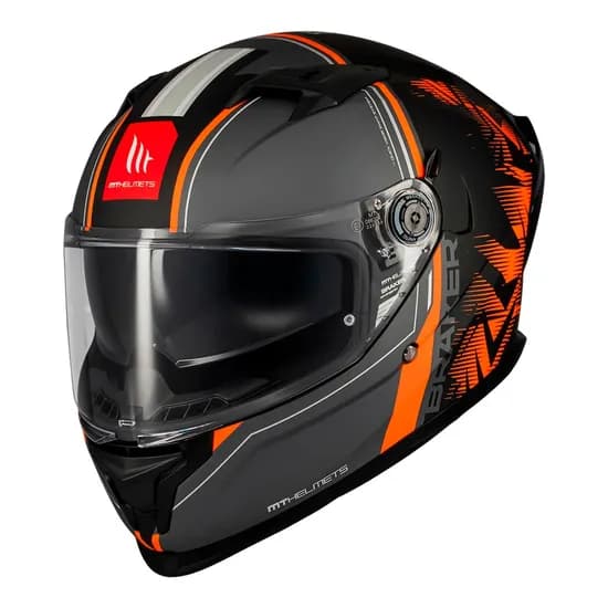 Capacete MT Helmets Braker SV Charm B4 - Fechado - Tamanho L - com Óculos Interno - Matt