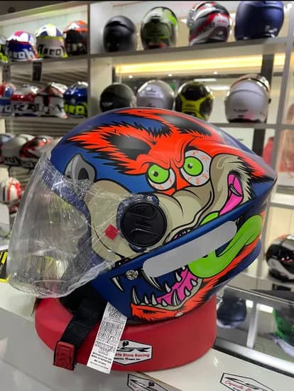 Tork Casco Jet Coyote Azul 60