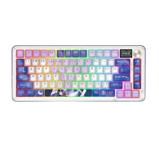 Redragon Teclado K708AK-RGB-Pro Flekact Pro Inglés White