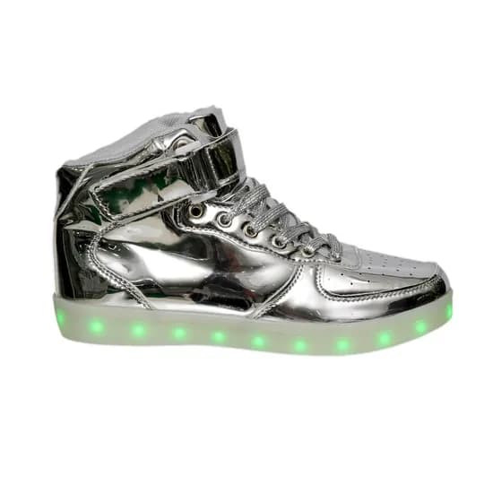 Tênis LED 702 Silver Tamanho 40