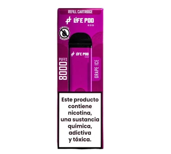 Life Pod 8K Eco Pro Refill Apple Grape Ice